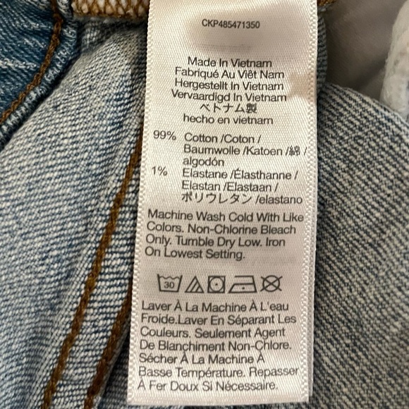 Madewell-Perfect Vintage Wide-Leg Crop Jean. Size: 27 - Picture 11 of 11